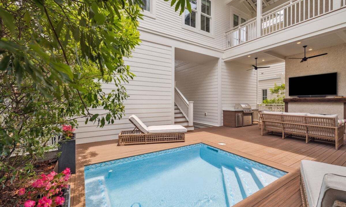 Photo of Patio Balcony in Watercolor