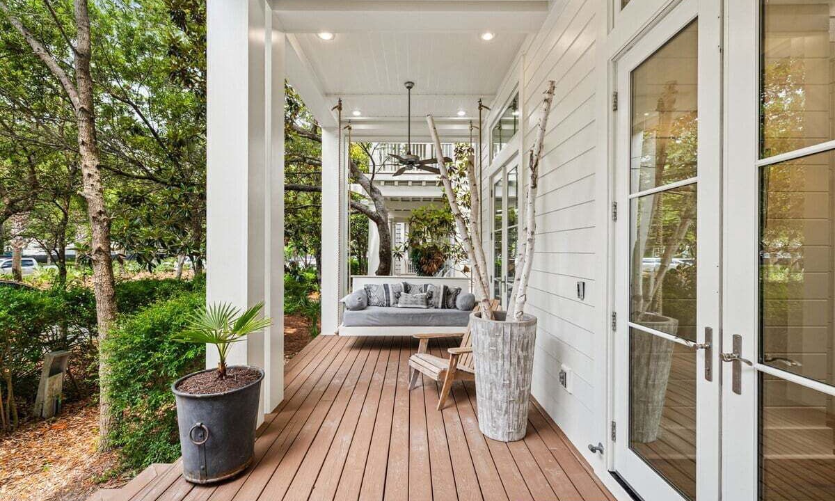 Photo of Patio Balcony in Watercolor