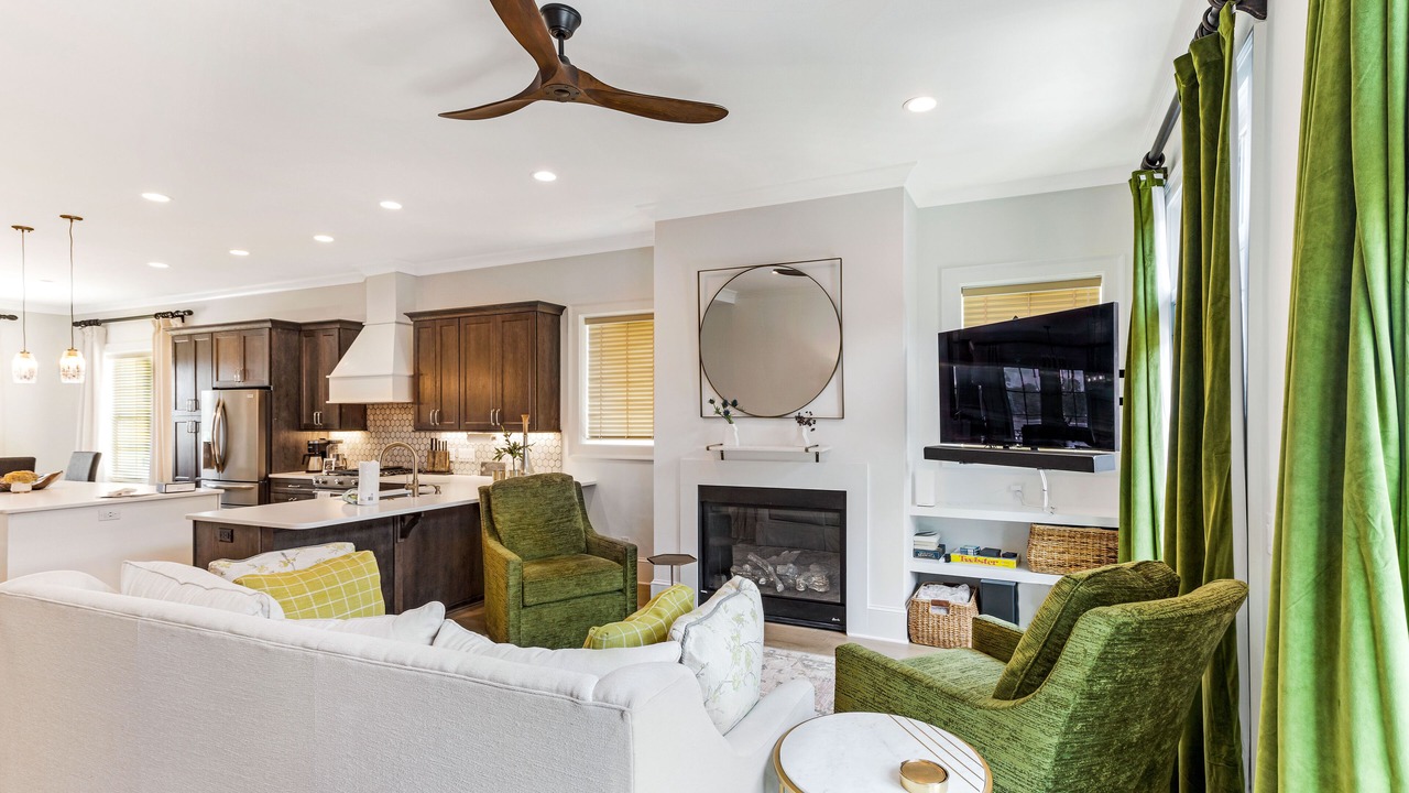 Photo of Livingroom in Hitch Village - Fred Wessels Homes
