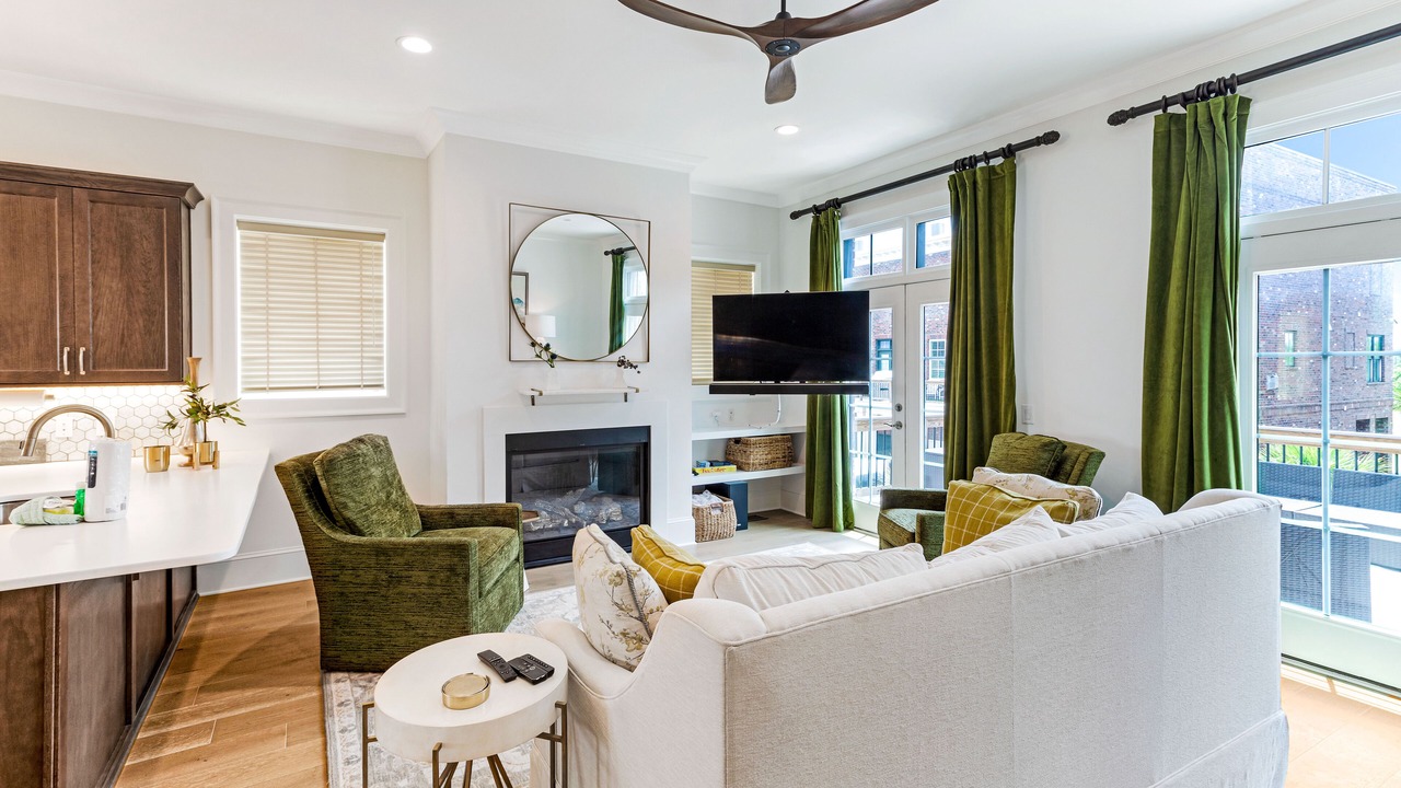 Photo of Livingroom in Hitch Village - Fred Wessels Homes