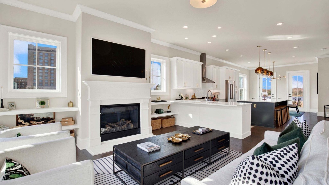 Photo of Livingroom in Hitch Village - Fred Wessels Homes