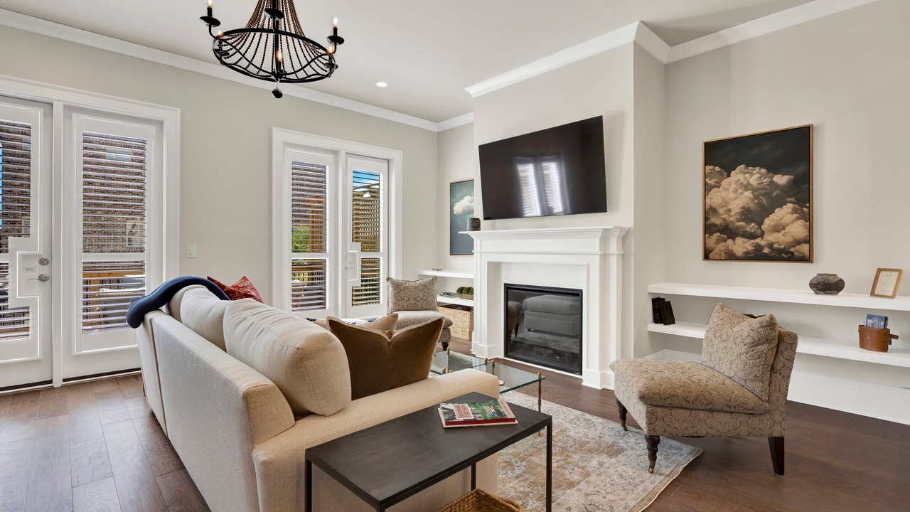 Photo of Livingroom in Hitch Village - Fred Wessels Homes