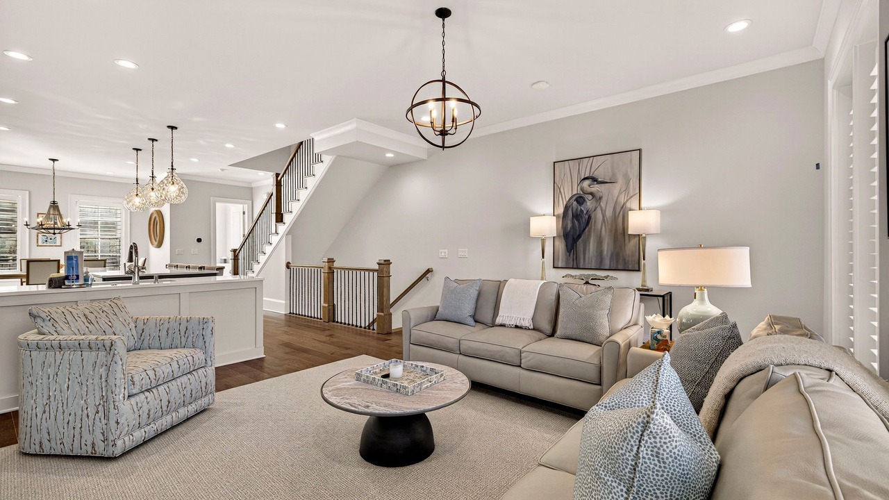 Photo of Livingroom in Hitch Village - Fred Wessels Homes