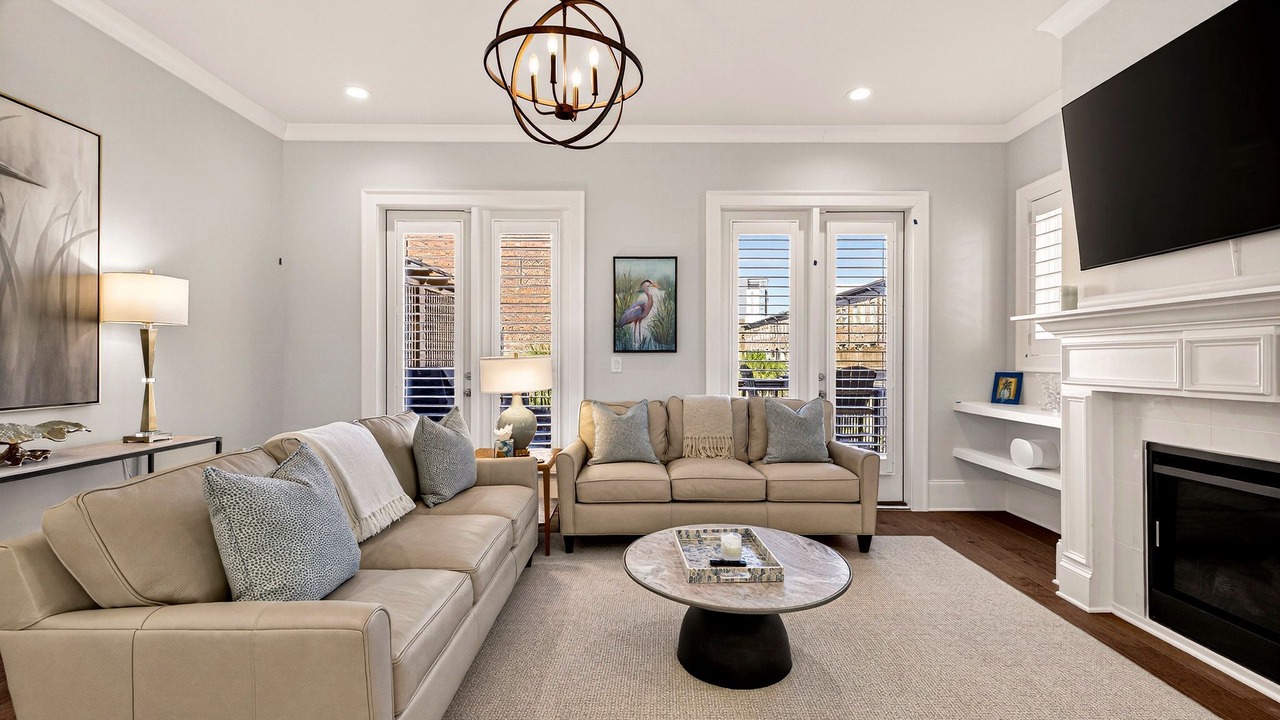 Photo of Livingroom in Hitch Village - Fred Wessels Homes