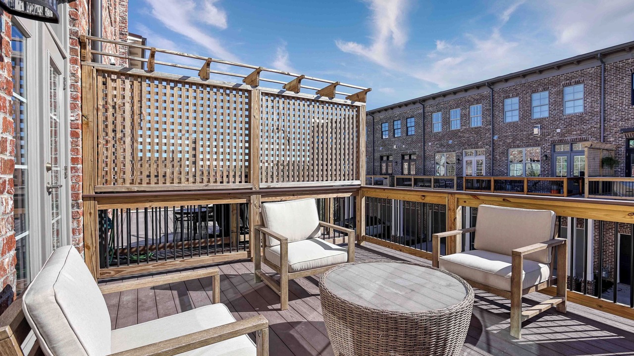 Photo of Patio Balcony in Hitch Village - Fred Wessels Homes