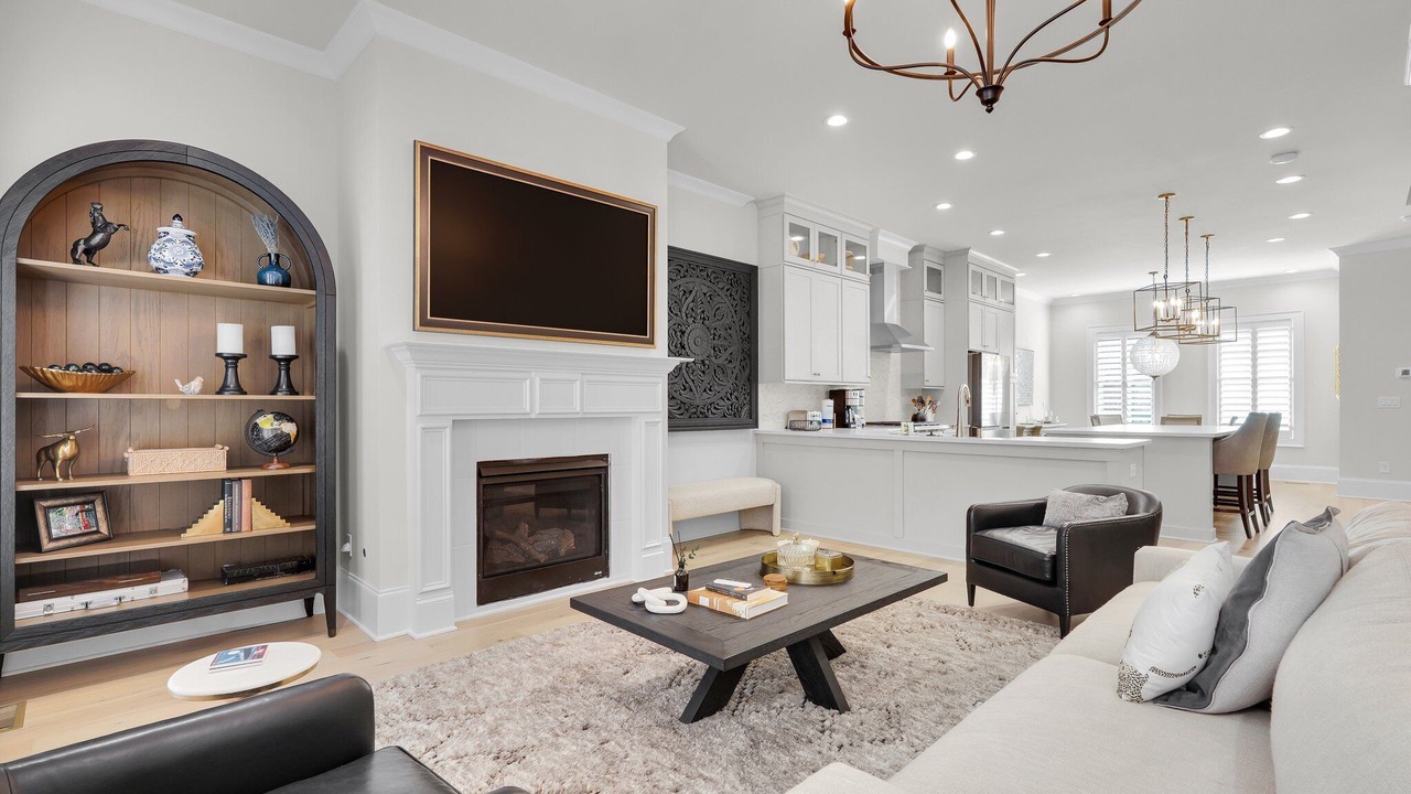 Photo of Livingroom in Hitch Village - Fred Wessels Homes