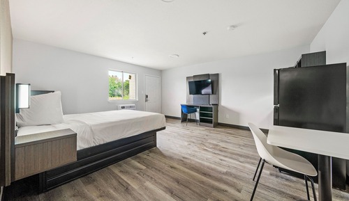 Studio Suite, 1 Queen Bed, Kitchen