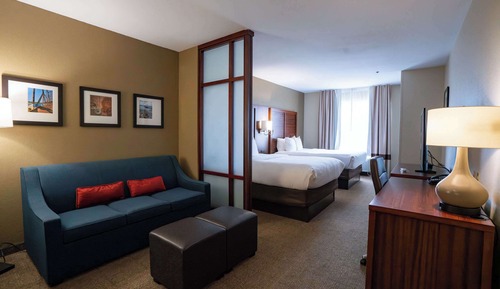 Suite, 2 Queen Beds, Accessible, Non Smoking