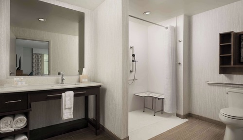 Suite, 1 King Bed, Accessible, Non Smoking (Roll-In Shower)