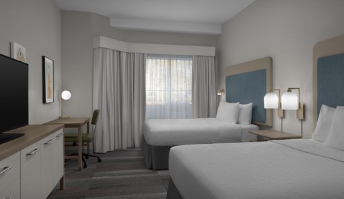 Suite, 2 Queen Beds, Accessible (Mobility & Hearing, Roll-in Shower)