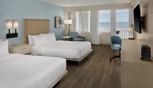 Room, 2 Queen Beds, Balcony, Oceanfront (Hearing Accessible)