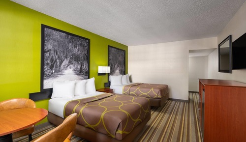 Room, 2 Double Beds, Smoking, Courtyard View (Second Floor)