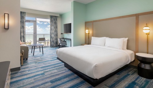 Suite, 1 King Bed with Sofa bed, Beachfront