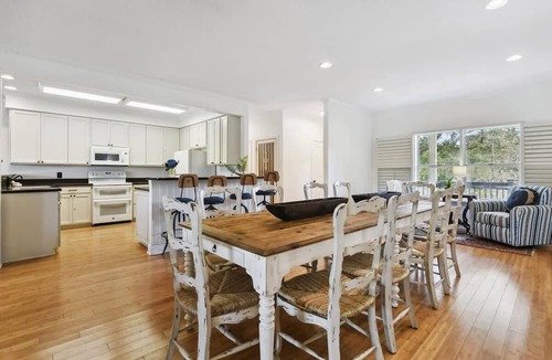 Shoreline Park House | Modern Bayou Home | Pool and Tennis Court