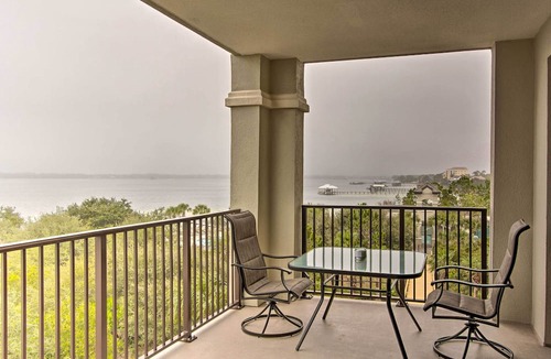 Ono Island Condo | Ornate Resort Condo w/Balcony, Pool, Water Views!