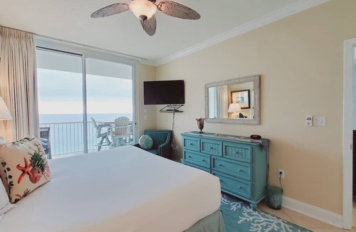 Fort Morgan Condo | Bristol 1510 Corner Condo-King/King/Queen/Sofa Sleeper Sweeping Gulf Views-WIFI