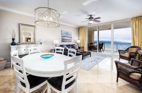 Fort Walton Beach Condo | Bella Riva 202 Luxury 4 BR, 3rd Floor, Beachfront, Pool, Hot Tub, Free Beach Service
