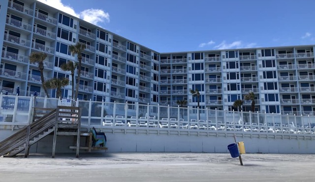 2 Bedroom Oceanview Suite overlooking the Atlantic ocean with white sandy beach