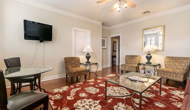 Walk to all the French Quarter attractions. A great space to enjoy NOLA